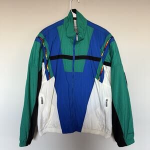 Head Sports Wear Jacket Mens Large Windbreaker Colorblock Vintage 90s Retro